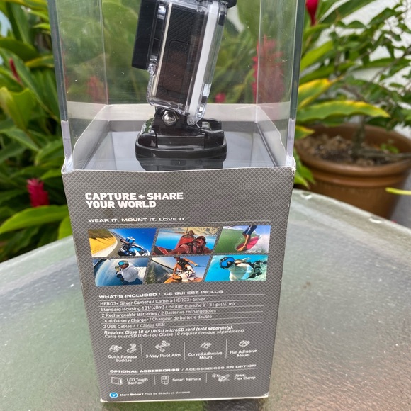 GoPro Hero3+Silver Brand New In Box. Includes 2 Rechargeable Batteries 📸 - Picture 3 of 7